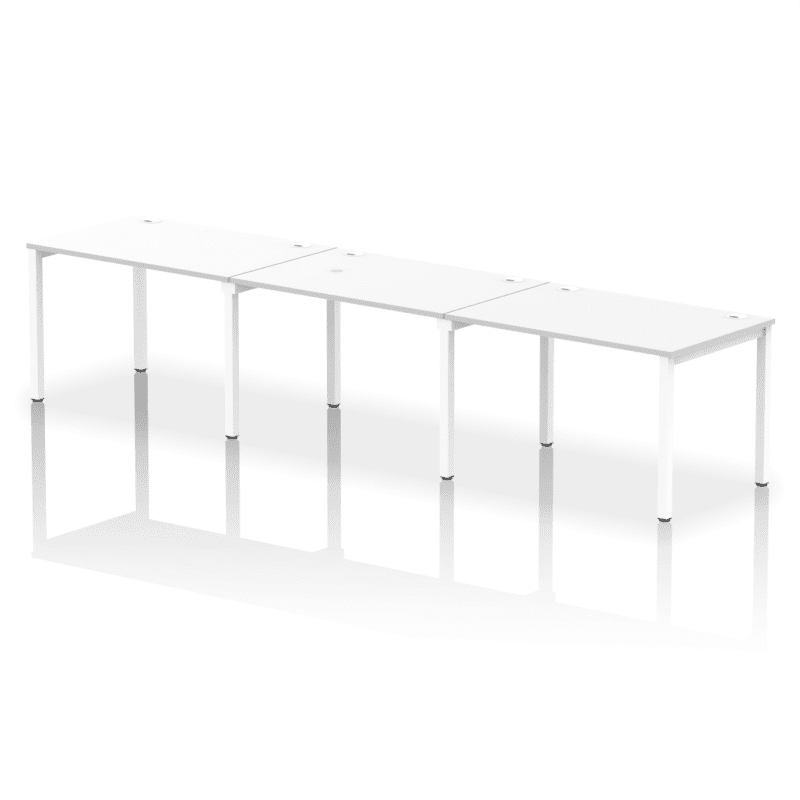 Impulse Single Row Bench Desk - 3 Person - Image 12