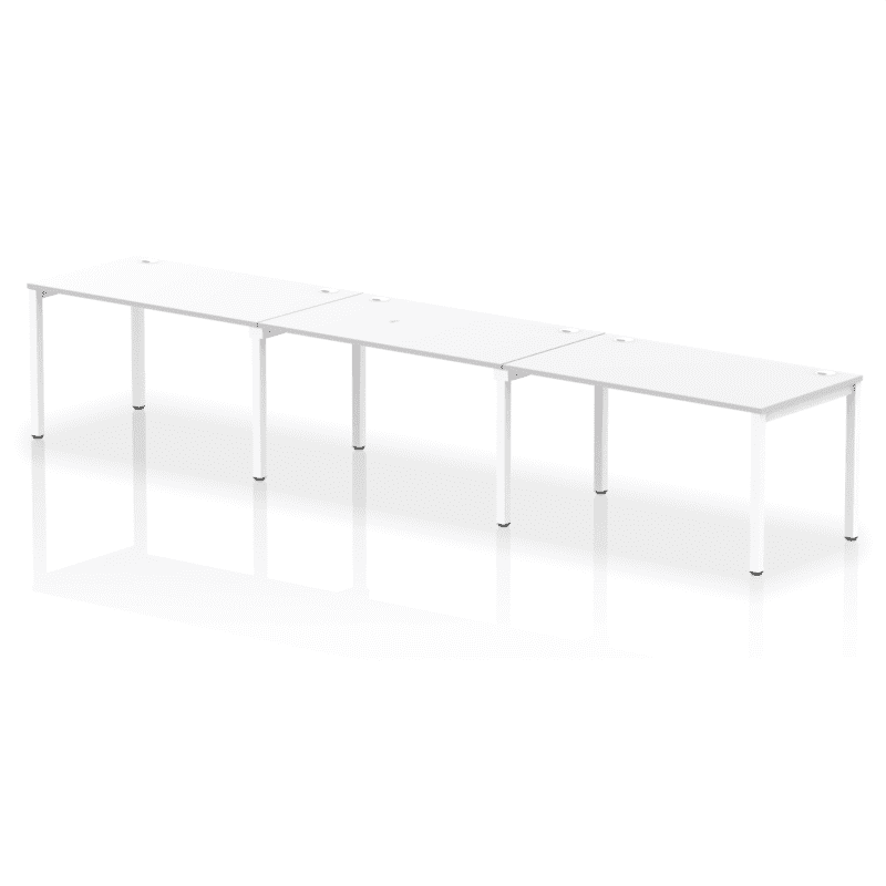 Impulse Single Row Bench Desk - 3 Person - Image 24
