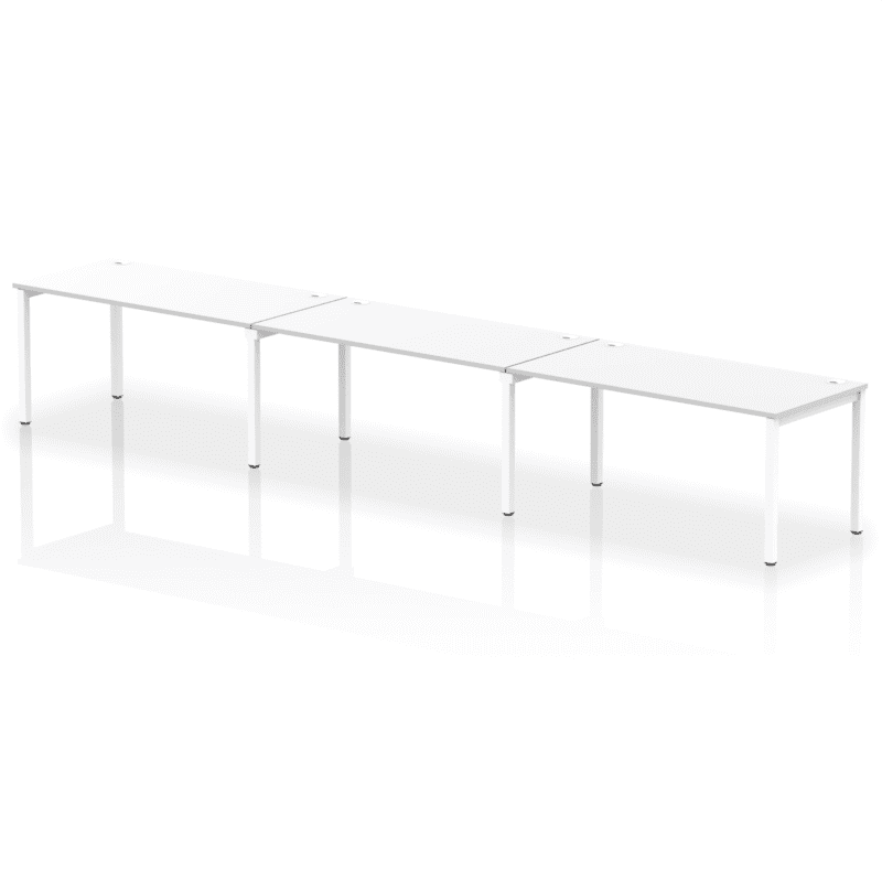 Impulse Single Row Bench Desk - 3 Person - Image 36