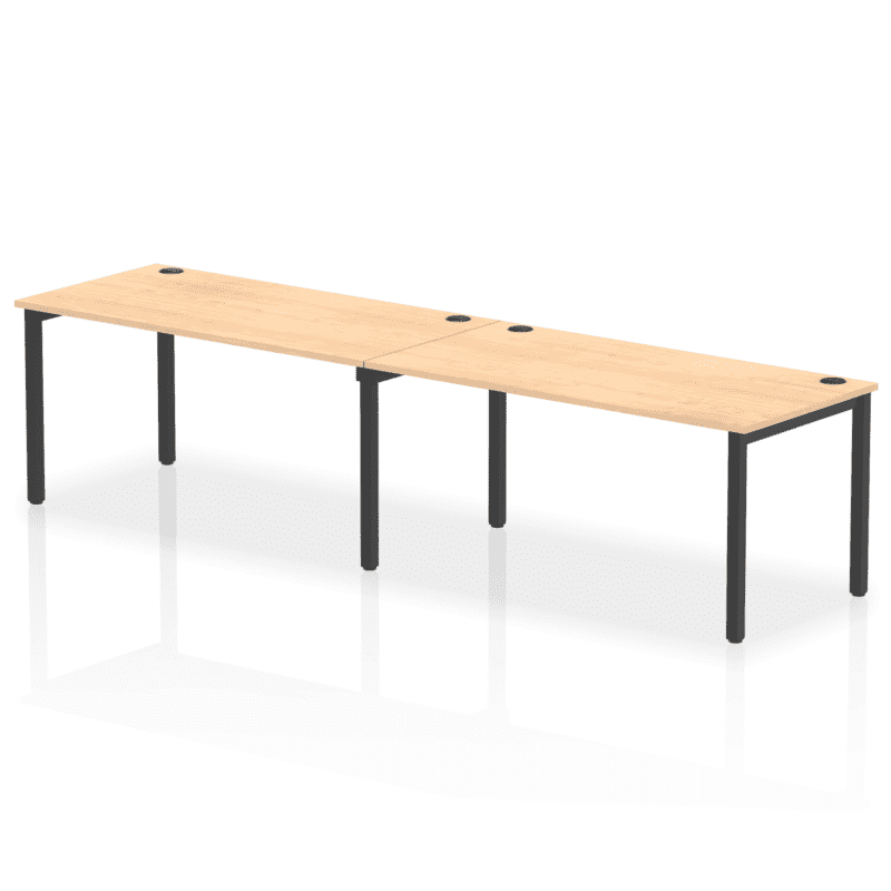 Impulse Single Row Bench Desk - 2 Person - Image 83