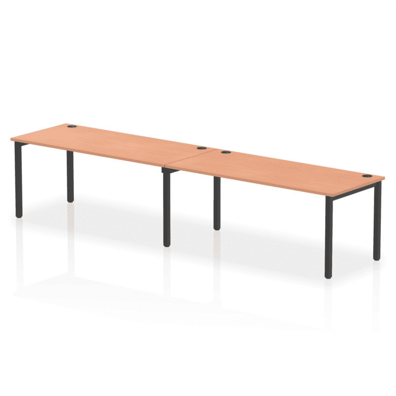 Impulse Single Row Bench Desk - 2 Person - Image 87