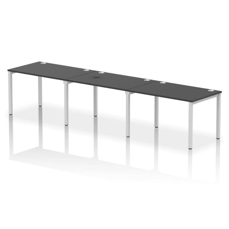 Impulse Single Row Bench Desk - 3 Person - Image 51