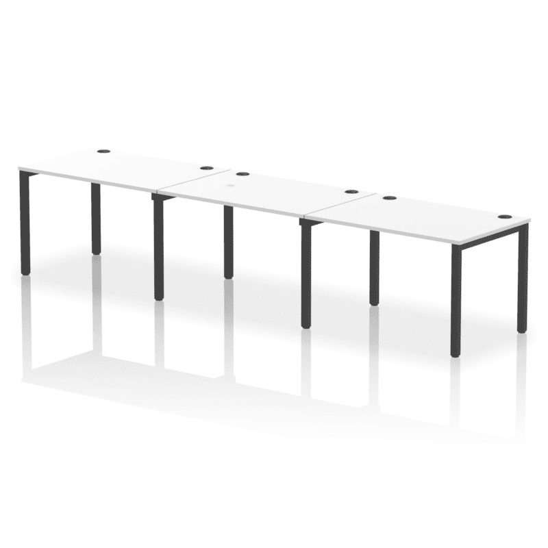 Impulse Single Row Bench Desk - 3 Person - Image 56