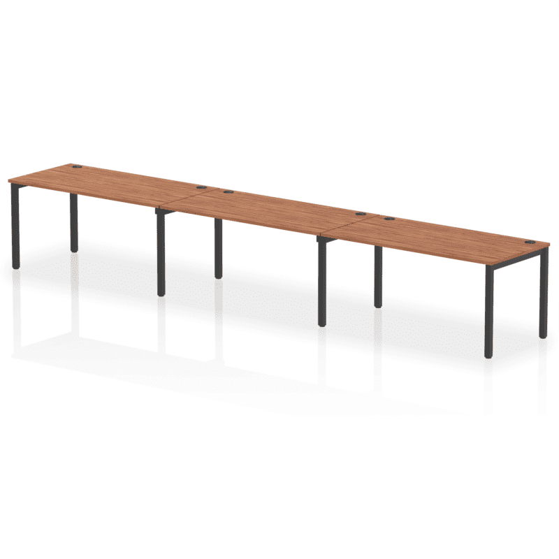 Impulse Single Row Bench Desk - 3 Person - Image 75