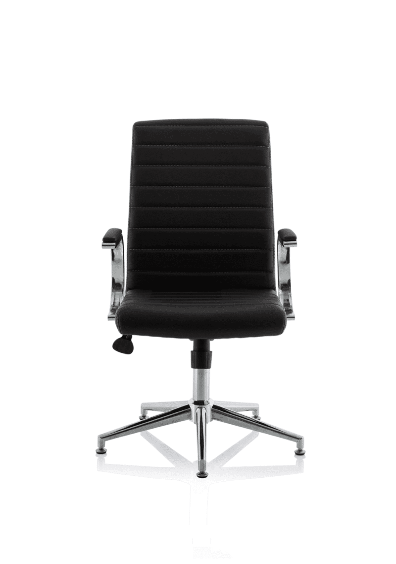 Ezra Medium Back Leather Executive Office Chair with Arms - Image 33