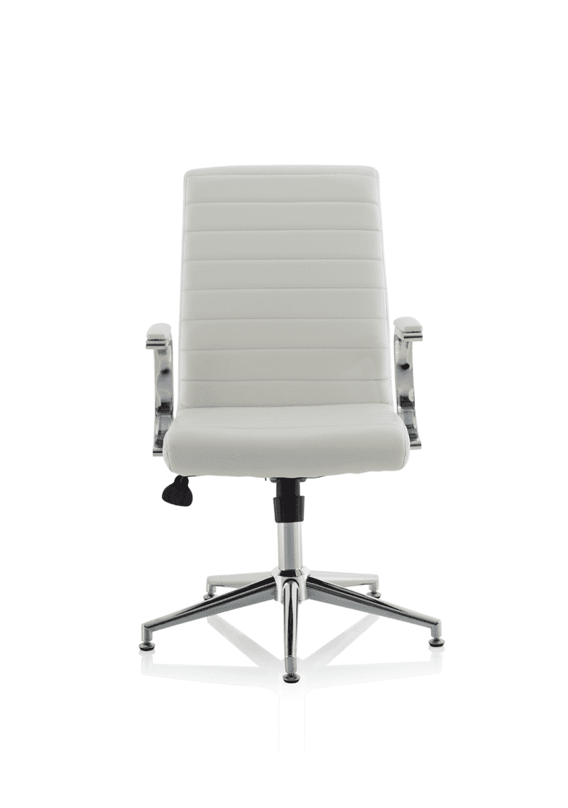Ezra Medium Back Leather Executive Office Chair with Arms - Image 49