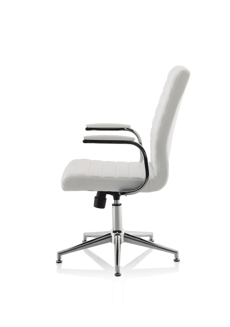 Ezra Medium Back Leather Executive Office Chair with Arms - Image 51