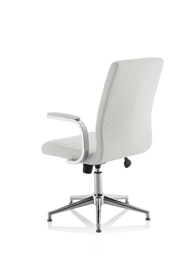 Ezra Medium Back Leather Executive Office Chair with Arms - Image 52