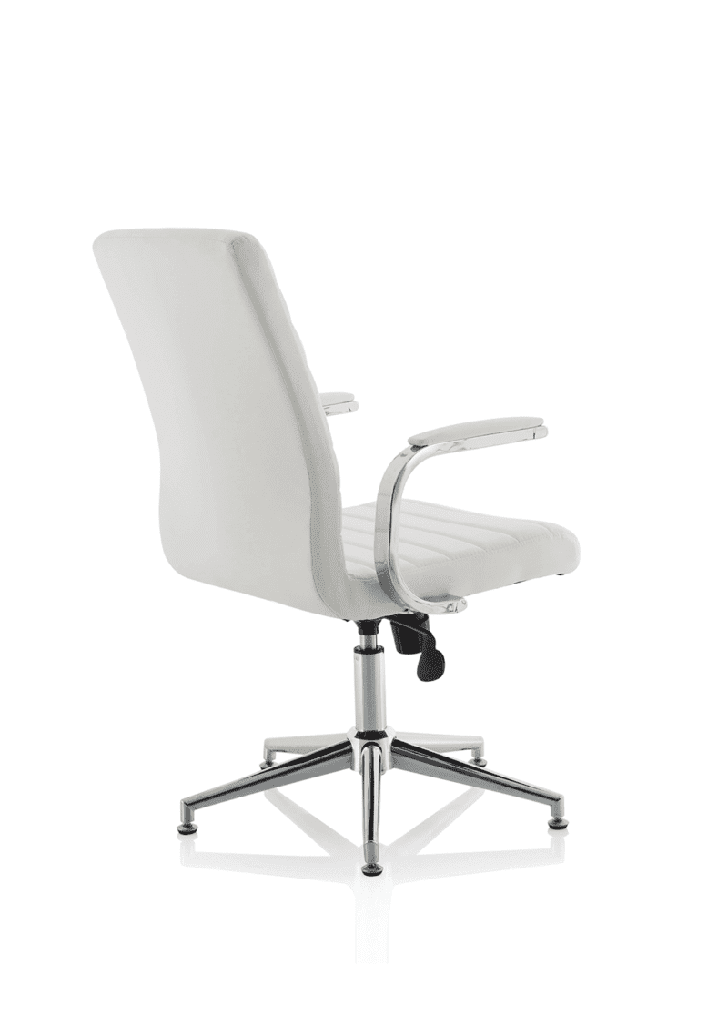 Ezra Medium Back Leather Executive Office Chair with Arms - Image 53