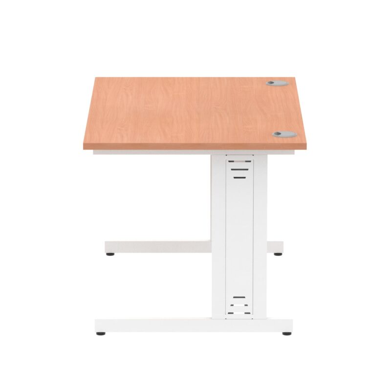 Impulse 1200mm Straight Desk Cable Managed Leg - Image 68