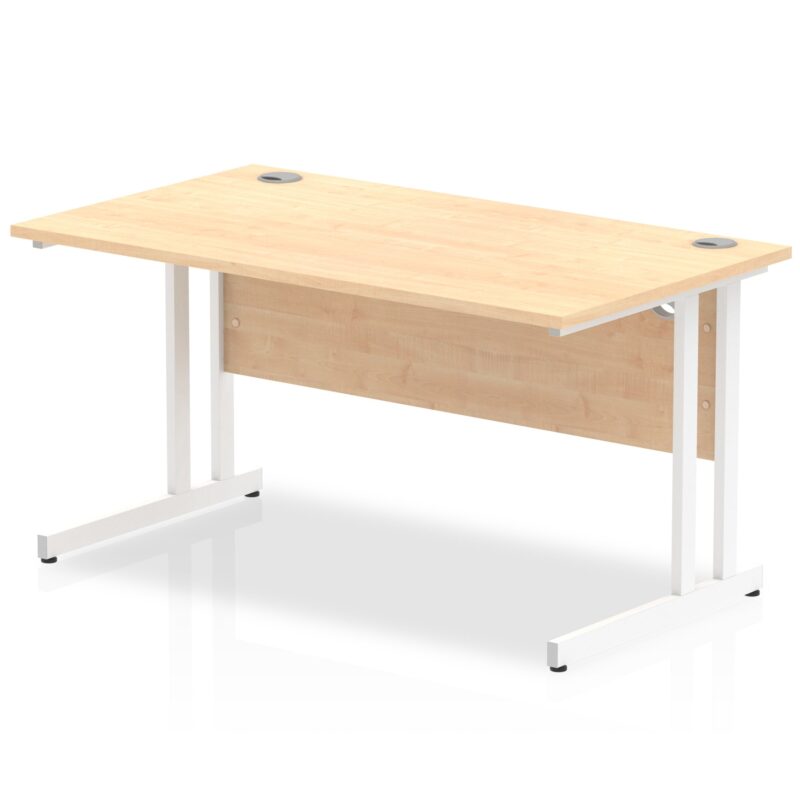 Impulse 1400mm Straight Desk Cantilever Leg - Image 8