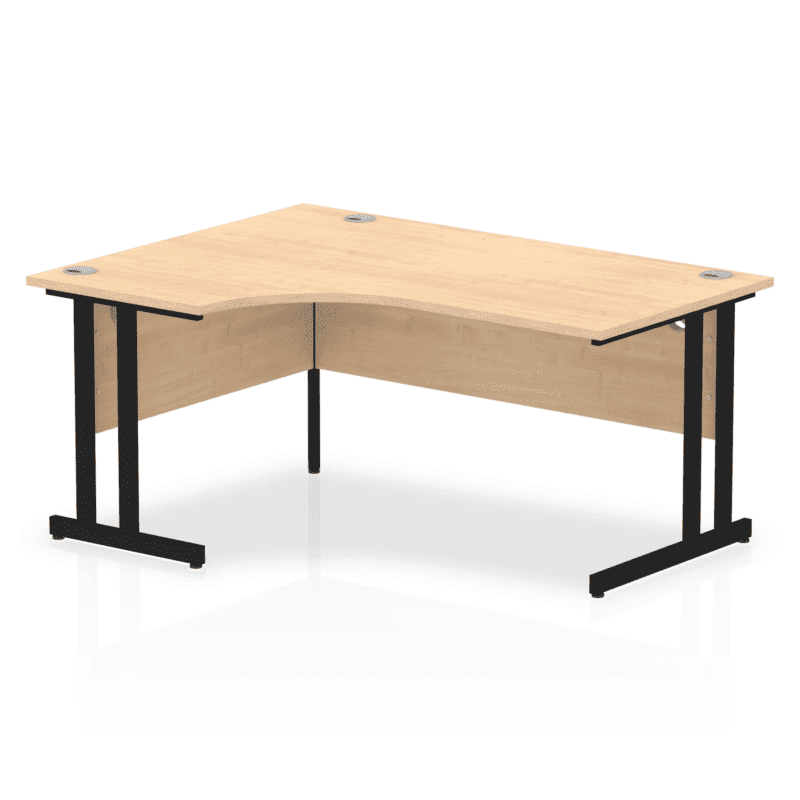 Impulse 1600mm Left Crescent Desk Cantilever Leg - Image 15