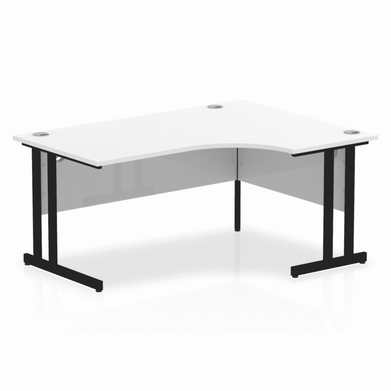 Impulse 1600mm Right Crescent Desk Cantilever Leg - Image 18