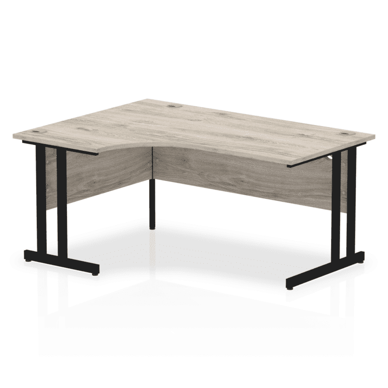 Impulse 1600mm Left Crescent Desk Cantilever Leg - Image 14
