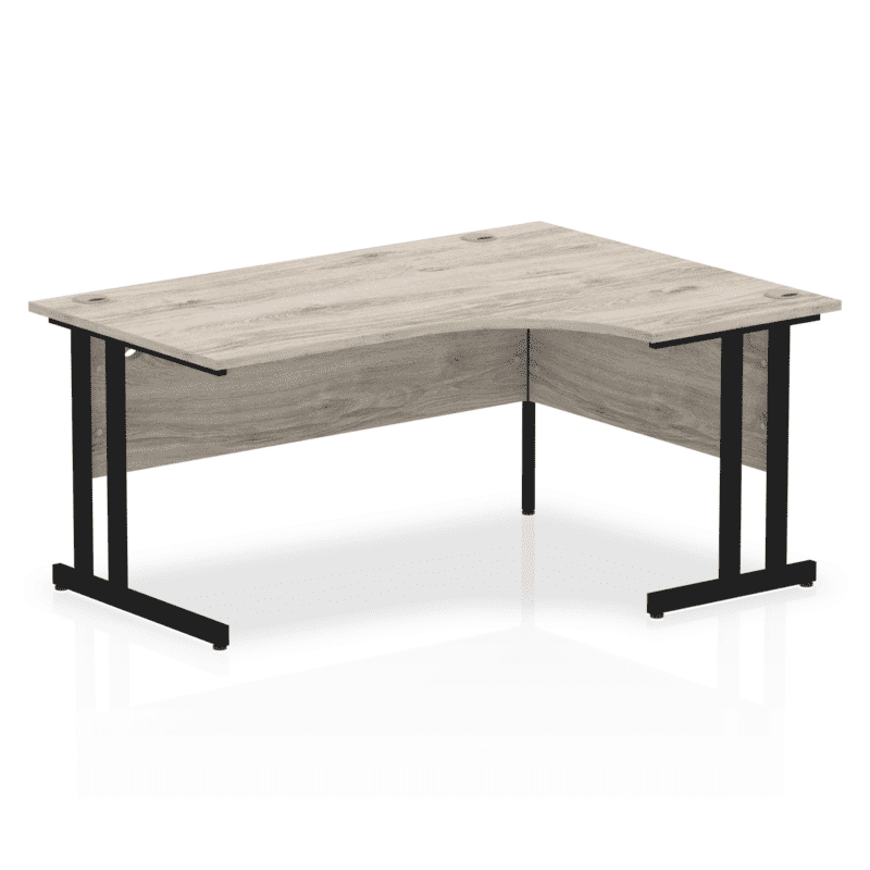 Impulse 1600mm Right Crescent Desk Cantilever Leg - Image 14