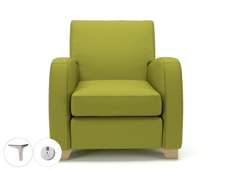Wynne 81cm Wide Armchair in Warwick Dolly Fabric - Image 5