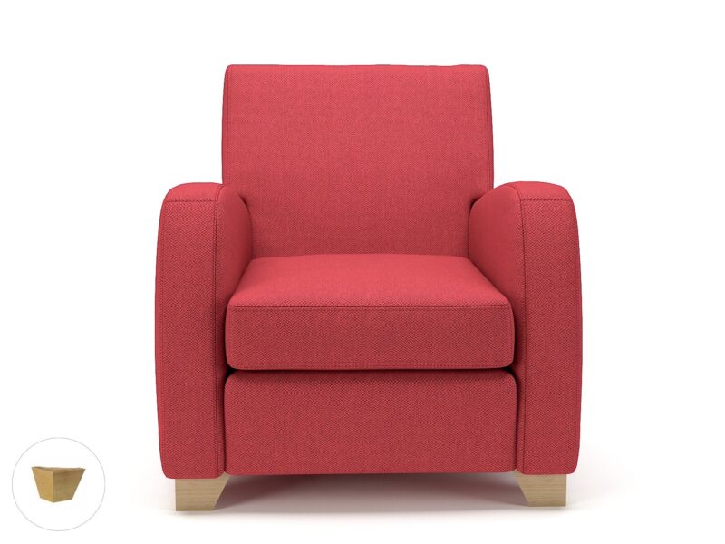 Wynne 81cm Wide Armchair in Camira Era Fabric - Image 11
