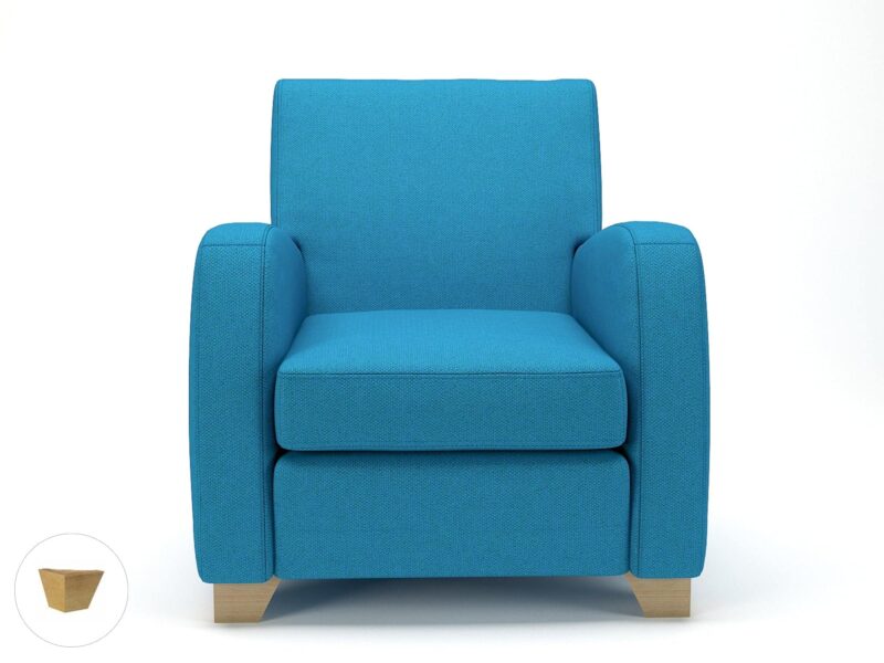 Wynne 81cm Wide Armchair in Camira Era Fabric - Image 25