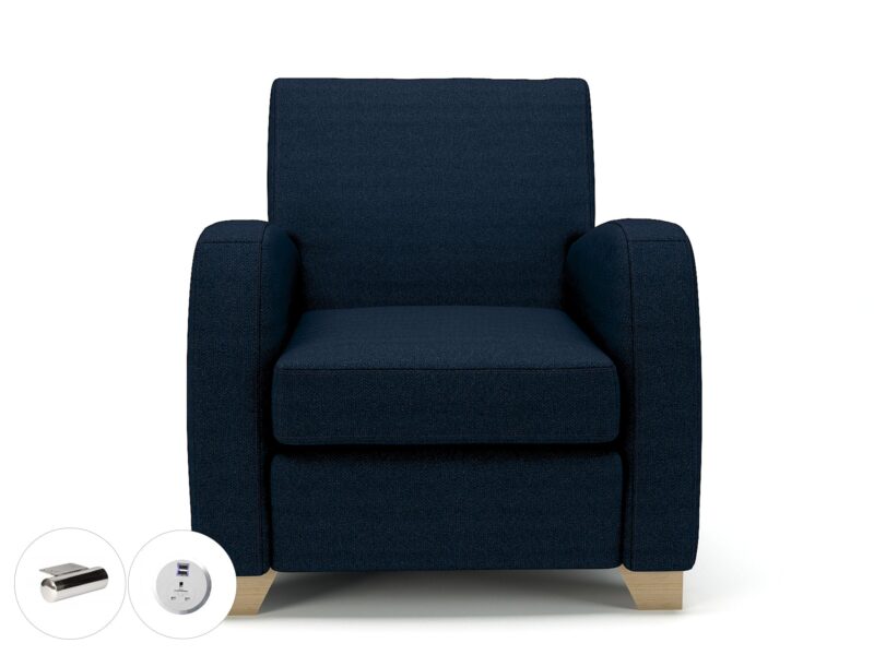 Wynne 81cm Wide Armchair in Camira Era Fabric - Image 29