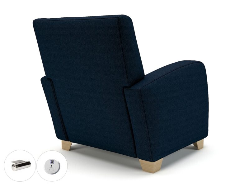 Wynne 81cm Wide Armchair in Camira Era Fabric - Image 30