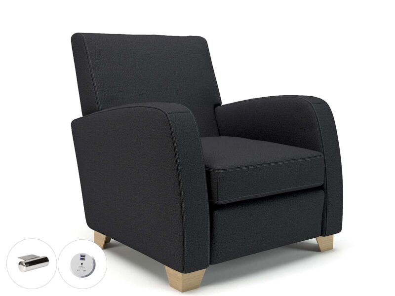 Wynne 81cm Wide Armchair in Warwick Dolly Fabric - Image 81