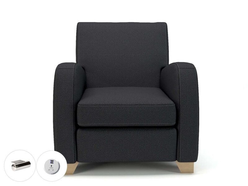 Wynne 81cm Wide Armchair in Warwick Dolly Fabric - Image 21
