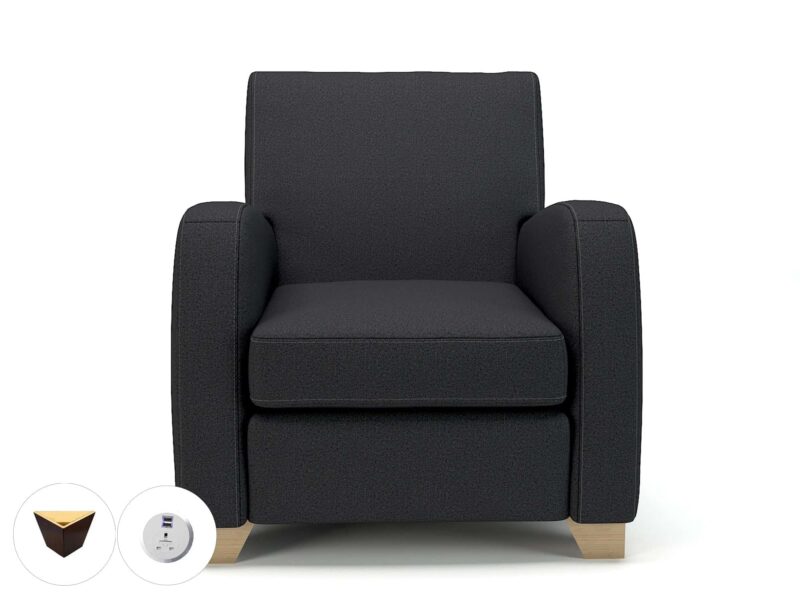 Wynne 81cm Wide Armchair in Warwick Dolly Fabric - Image 25