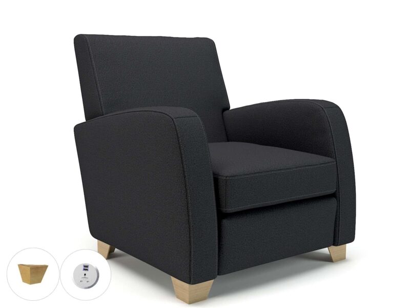 Wynne 81cm Wide Armchair in Warwick Dolly Fabric - Image 84
