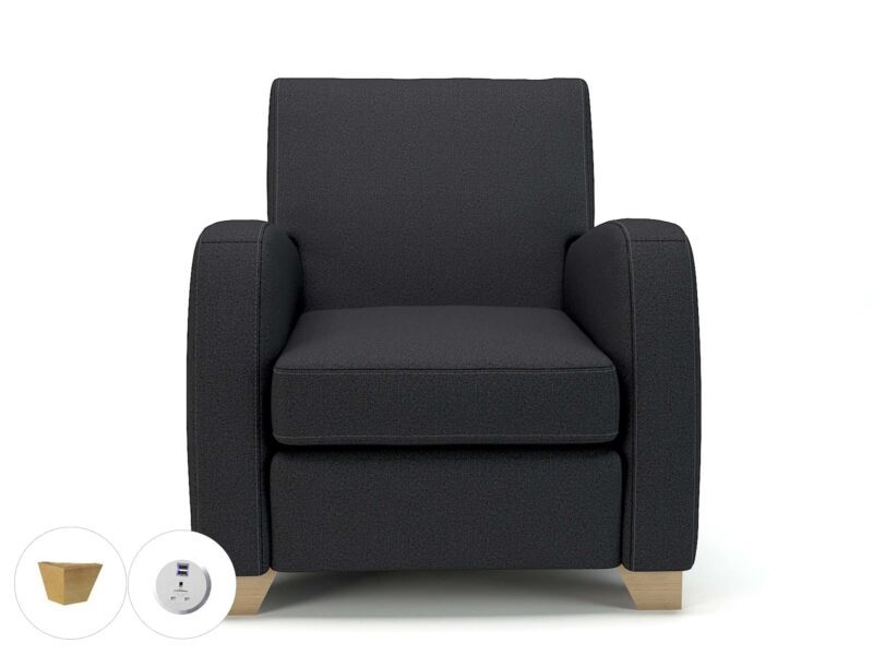 Wynne 81cm Wide Armchair in Warwick Dolly Fabric - Image 27