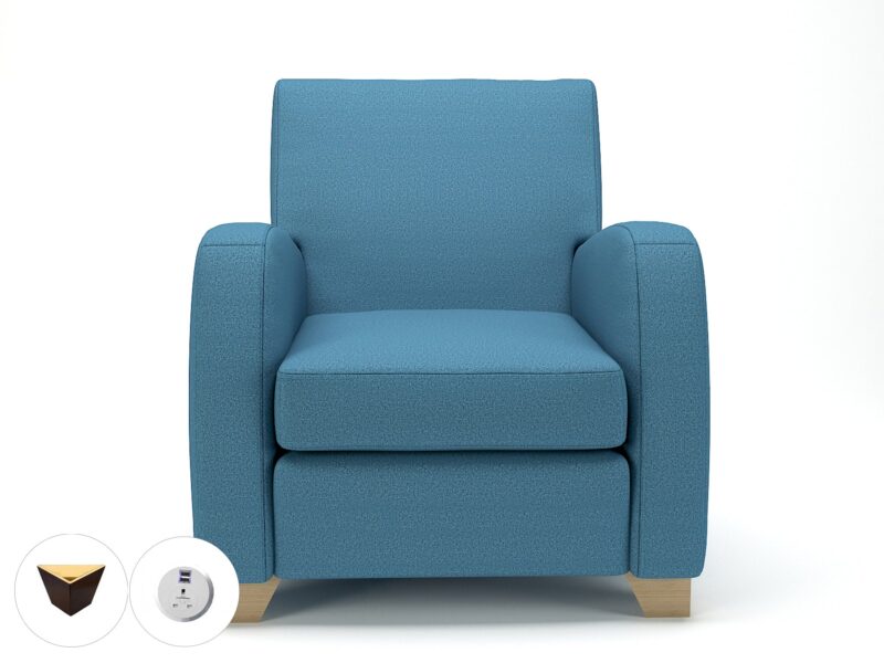 Wynne 81cm Wide Armchair in Warwick Dolly Fabric - Image 37
