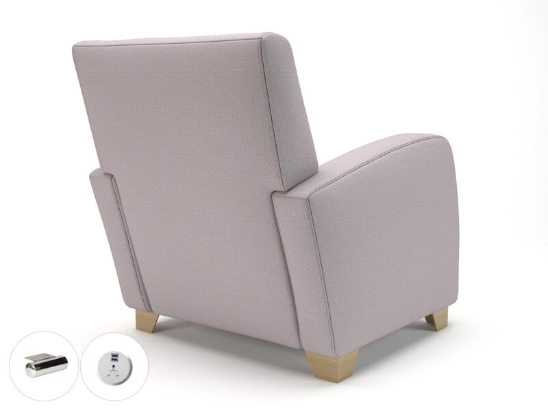 Wynne 81cm Wide Armchair in Warwick Dolly Fabric - Image 44