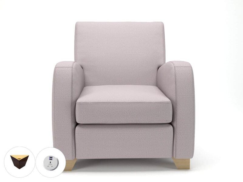 Wynne 81cm Wide Armchair in Warwick Dolly Fabric - Image 51