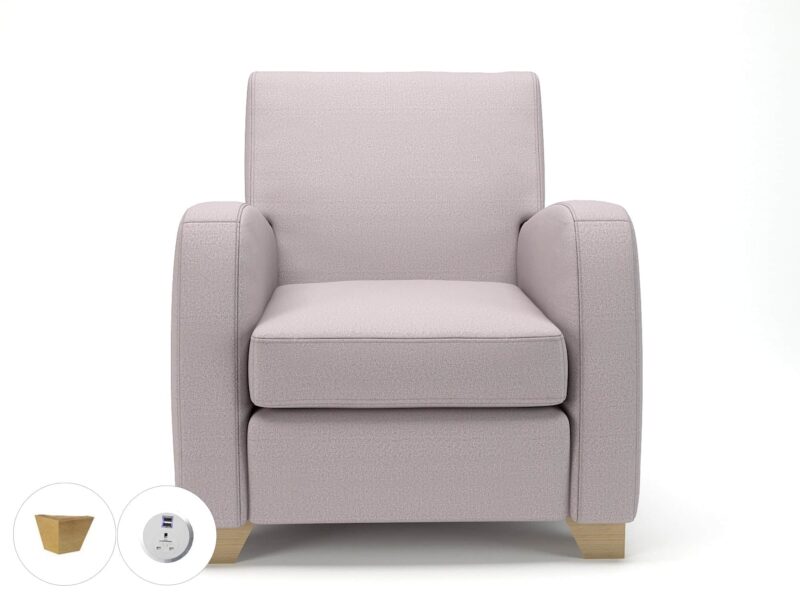 Wynne 81cm Wide Armchair in Warwick Dolly Fabric - Image 55