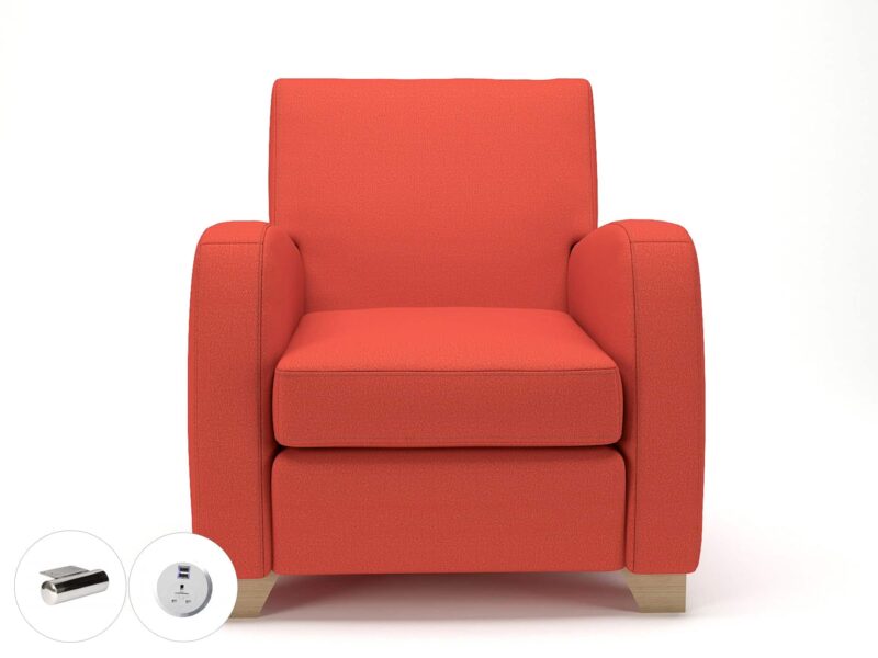 Wynne 81cm Wide Armchair in Warwick Dolly Fabric - Image 57