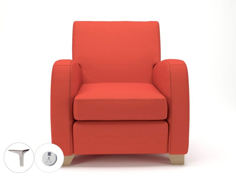 Wynne 81cm Wide Armchair in Warwick Dolly Fabric - Image 61