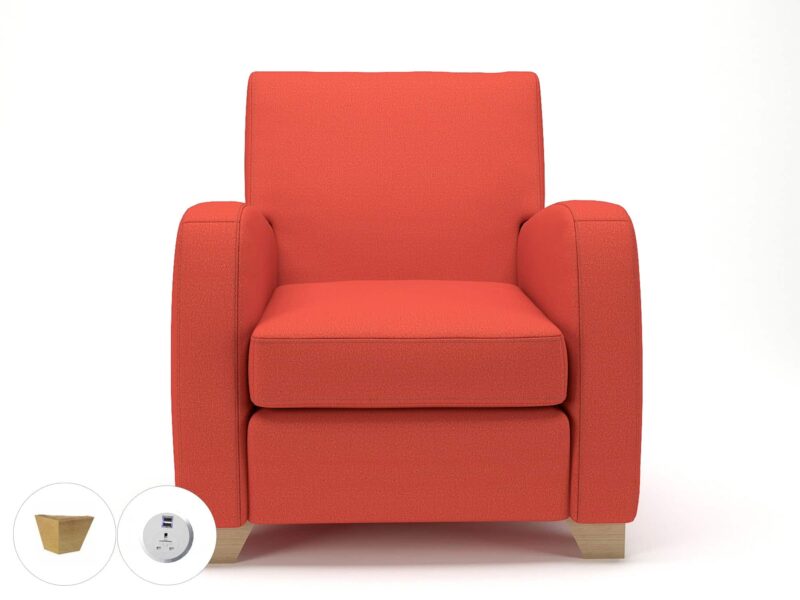 Wynne 81cm Wide Armchair in Warwick Dolly Fabric - Image 69