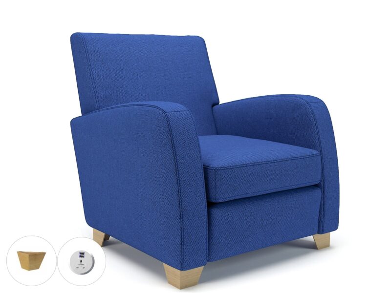 Wynne 81cm Wide Armchair in Camira Era Fabric - Image 147