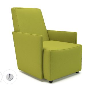 Pella 69cm Wide Armchair in Warwick Dolly Fabric with Socket