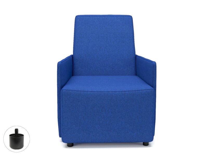 Pella 69cm Wide Armchair in Camira Era Fabric - Image 14