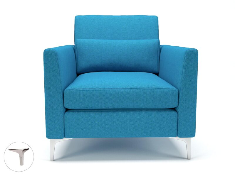 Roselle 90cm Wide Armchair in Camira Era Fabric - Image 14