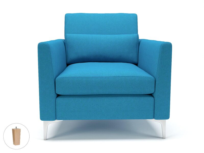 Roselle 90cm Wide Armchair in Camira Era Fabric - Image 23