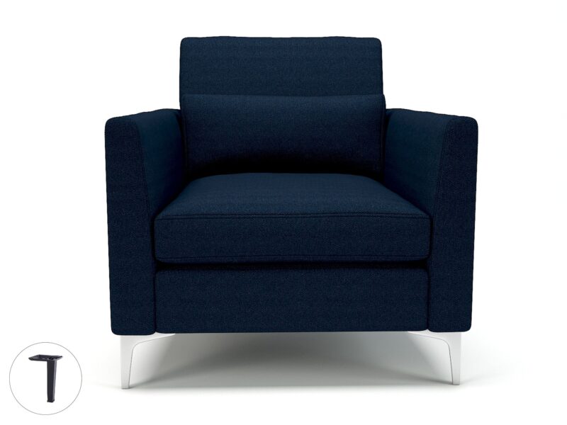 Roselle 90cm Wide Armchair in Camira Era Fabric - Image 29