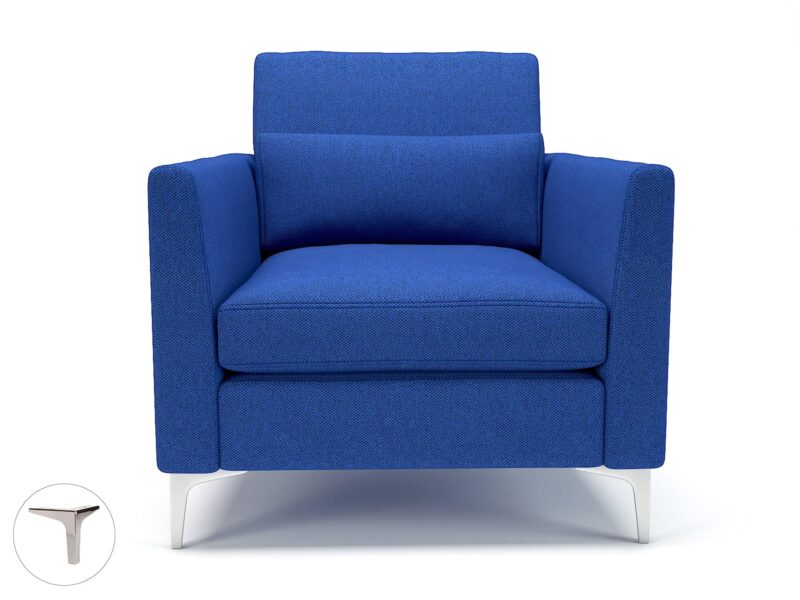 Roselle 90cm Wide Armchair in Camira Era Fabric - Image 50