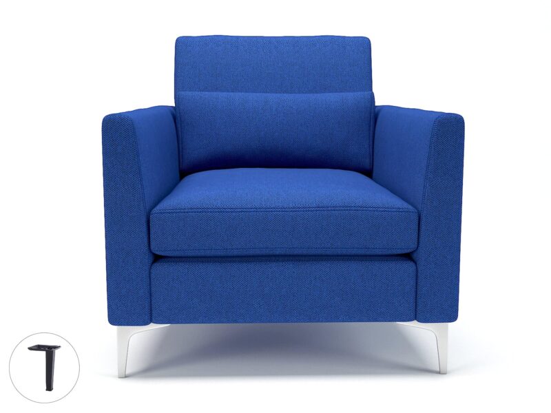 Roselle 90cm Wide Armchair in Camira Era Fabric - Image 53