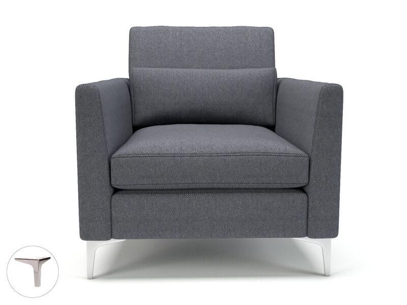 Roselle 90cm Wide Armchair in Camira Era Fabric - Image 74