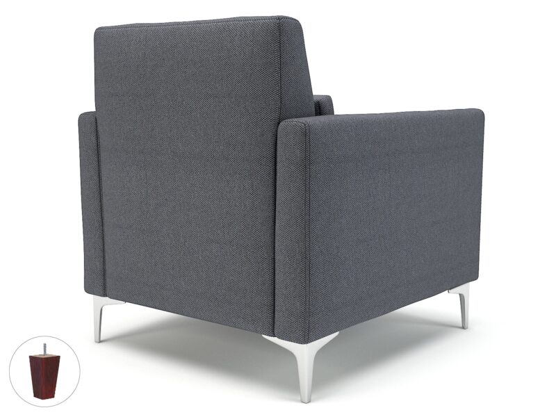 Roselle 90cm Wide Armchair in Camira Era Fabric - Image 81