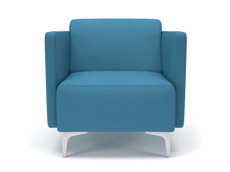 Napa Slim Arm 75cm Wide Armchair in Warwick Dolly Fabric - Image 26