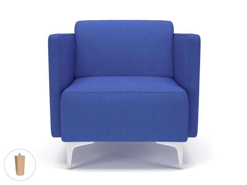 Napa Slim Arm 75cm Wide Armchair in Camira Era Fabric - Image 59