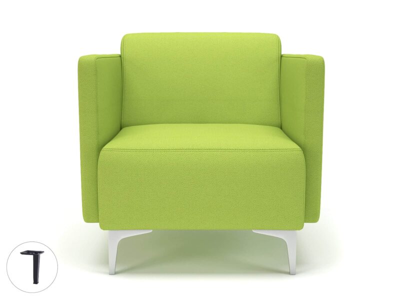 Napa Slim Arm 75cm Wide Armchair in Camira Era Fabric - Image 65