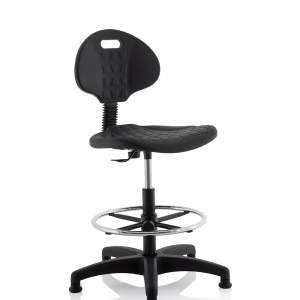 Malaga Polyurethane Medium Back Hi Rise Draughtsman Task Operator Office Chair